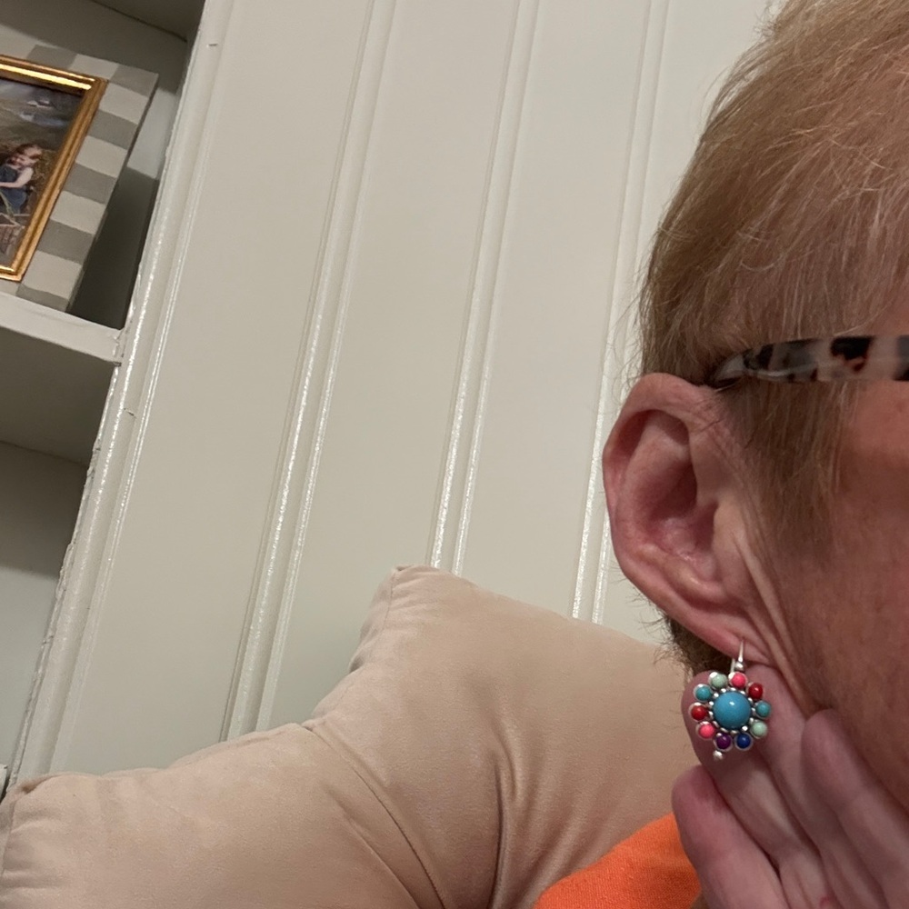 Colorful Beaded Earrings - Picture 4 of 5